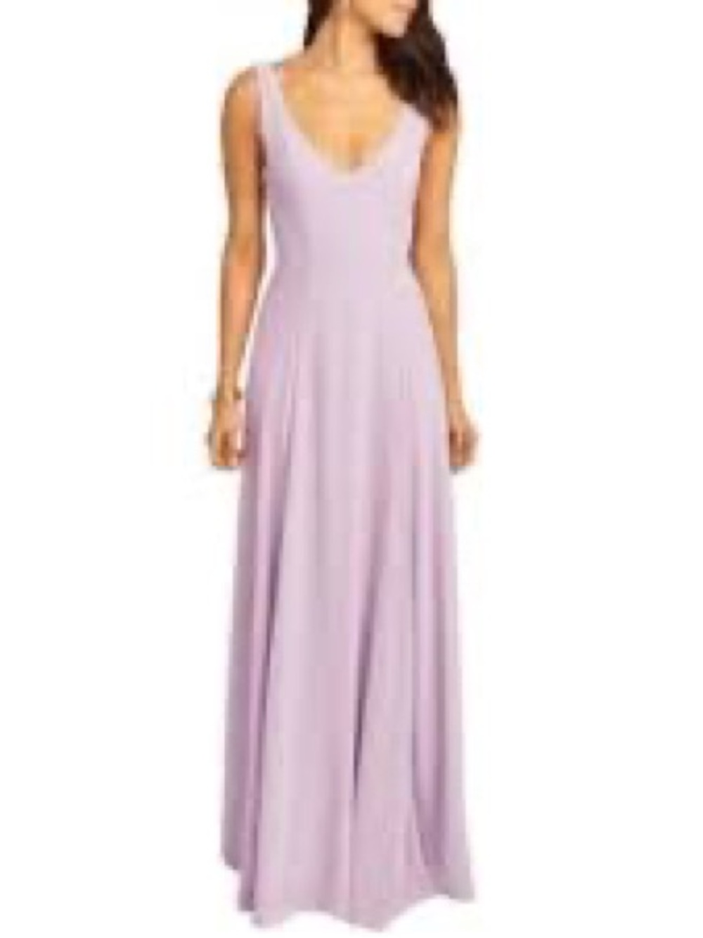 Show Me Your MuMu Lavender Scoop-Neck Maxi Dress